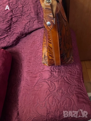 Дамска чанта естествена кожа, снимка 8 - Чанти - 33684202