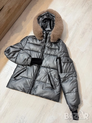 Дамско зимно яке с качулка, снимка 4 - Якета - 52303246