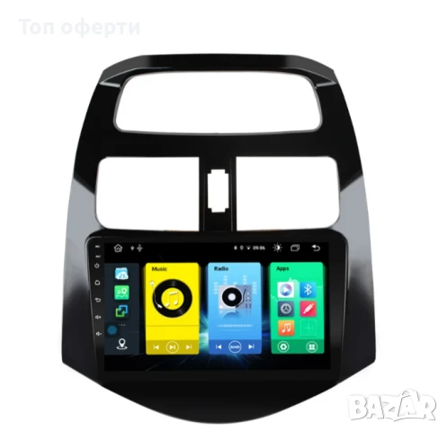 9-инчова мултимедия за Chevrolet Spark (2009–2014) + Подарък камера, снимка 6 - Аксесоари и консумативи - 50810048