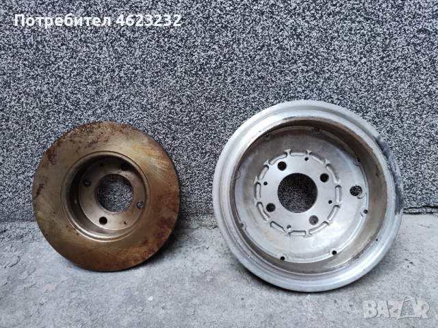 Нов спирачен диск и барабан Москвич 2141, снимка 2 - Части - 52566597