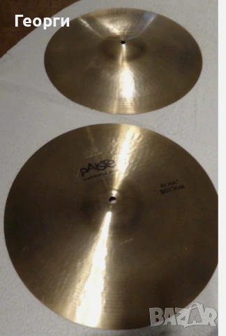 Чинели Paiste 602 Hi Hat 15", снимка 5 - Ударни инструменти - 53196107