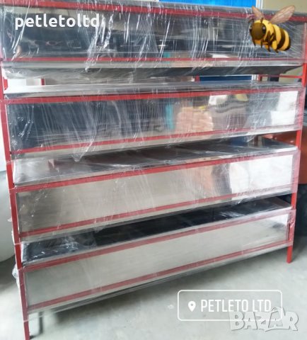 Пчеларска вана за разпечатване 2 метра V-образно дъно (4 работни места), снимка 3 - За пчели - 24427297