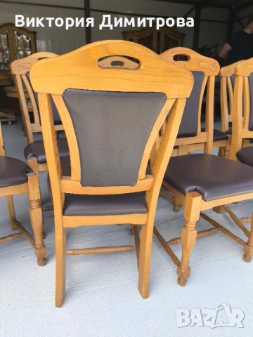 Комплект от 8 трапезни стола , снимка 9 - Столове - 51714506