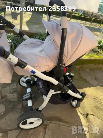 Продавам бебешка комбинирана количка Adbor Nemo 3в1 , снимка 14 - Детски колички - 49820378