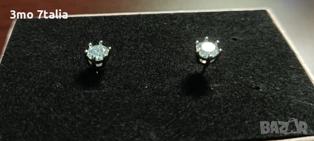 Moissanite обици