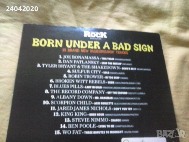 Born Under A Bad Sign Blues Rock compilation CD, снимка 2 - CD дискове - 37553952
