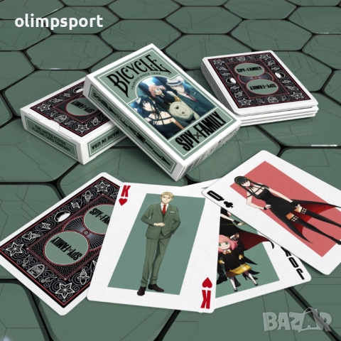 Карти за игра Bicycle Spy x Family нови, снимка 2 - Карти за игра - 52791704