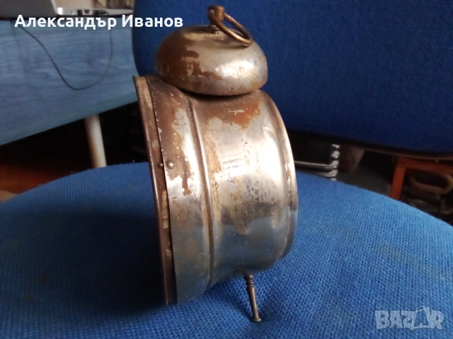 Стар германски часовник,будилник GB Gustav Becker, снимка 7 - Антикварни и старинни предмети - 53209226