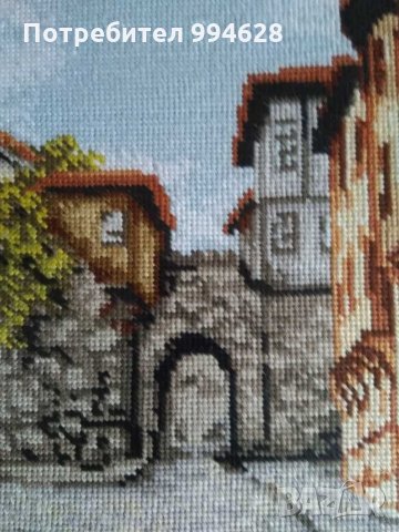 "Старият град"-комплект от 2 броя гоблени, снимка 2 - Картини - 28881276