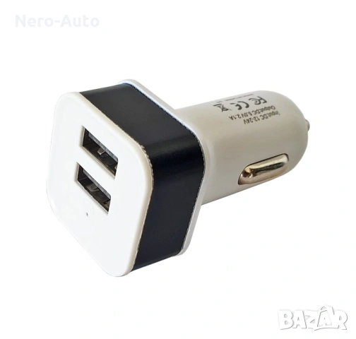 Универсално USB зарядно за кола с два порта