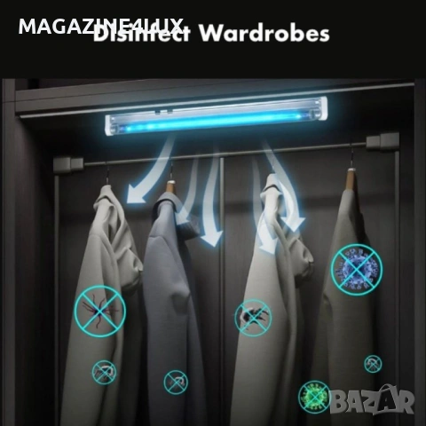 UVC лампи за сигурна и доказана дезинфекция, ✨ Пълна дезинфекция само за 30 минути! 