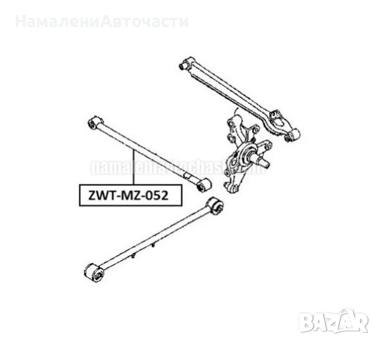 Задна напречна щанга GA2A28620 ZWTMZ052 Mazda 626 GE, снимка 2 - Части - 51256930