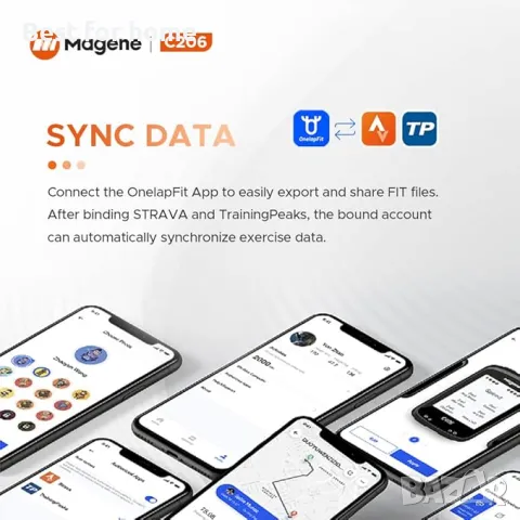 Компютър за велосипеди Magene, снимка 5 - Части за велосипеди - 49796136