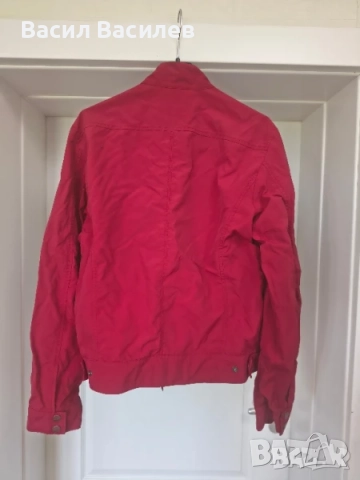 Червена яке GAS - L размер, снимка 2 - Якета - 51930644