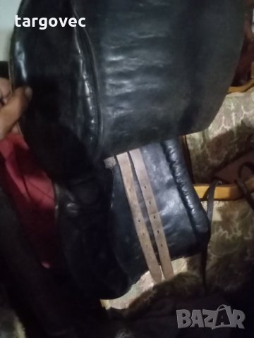 Автентично старо кожено седло, снимка 5 - Антикварни и старинни предмети - 29696470