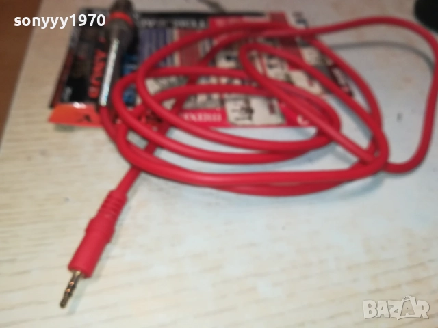 КАБЕЛ ЗА МИКРОФОН-ЧЕРВЕН ОТ ФРАНЦИЯ 1911251028, снимка 10 - Микрофони - 52463186