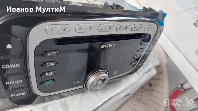 Мултимедия Радио CD Плеър MP3 Sony за Форд Фокус Ford Focus S/C-Max 2004-2012, снимка 3 - Аксесоари и консумативи - 43817952