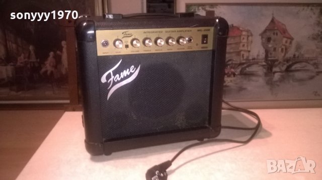 fame ml-20r guitar amplifier-33х31х17см-внос холандия, снимка 2 - Ресийвъри, усилватели, смесителни пултове - 27820697