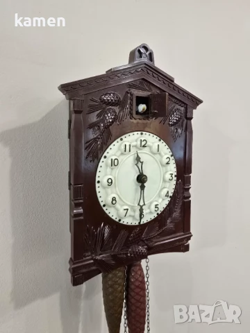 Часовник с кукувица Маяк, снимка 5 - Антикварни и старинни предмети - 51170934