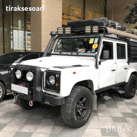 Мощен 100W LED Диоден ФАР БЯЛО+ЧЕРВЕНО за Джипове Трактори АТВ Камиони, снимка 3 - Аксесоари и консумативи - 43878783