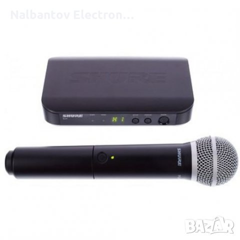 SHURE BLX24E/PG58 вокален безжичен микрофон, снимка 1 - Други - 33573560