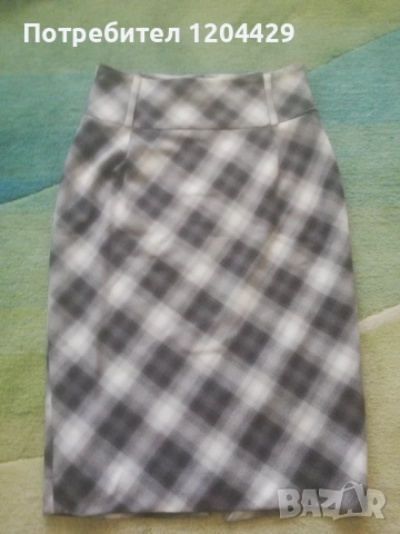 Елегантна пола на MEXX в сиво-черно каре