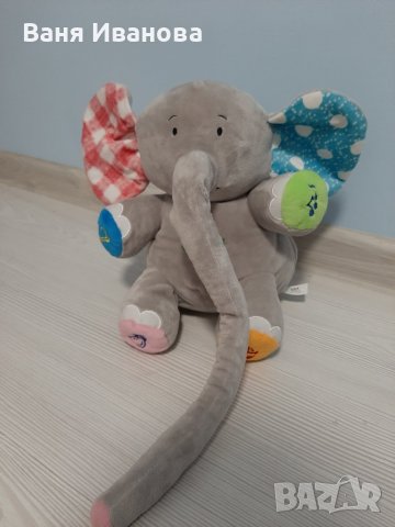 Плюшена играчка слон, снимка 1 - Плюшени играчки - 43107135