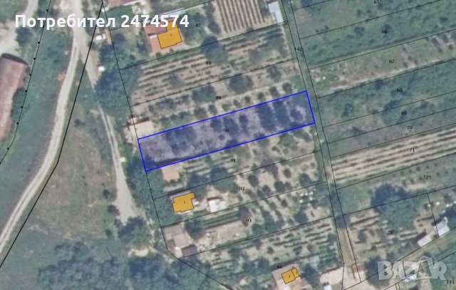 Продавам ПАРЦЕЛ за строеж на къща в гр. Нови пазар 