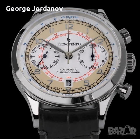Automatic Chronograph "TECNOTEMPO -TelemetriX", снимка 2 - Мъжки - 52950645