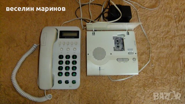 Продавам телефон със секретар, снимка 1 - Стационарни телефони и факсове - 39894279
