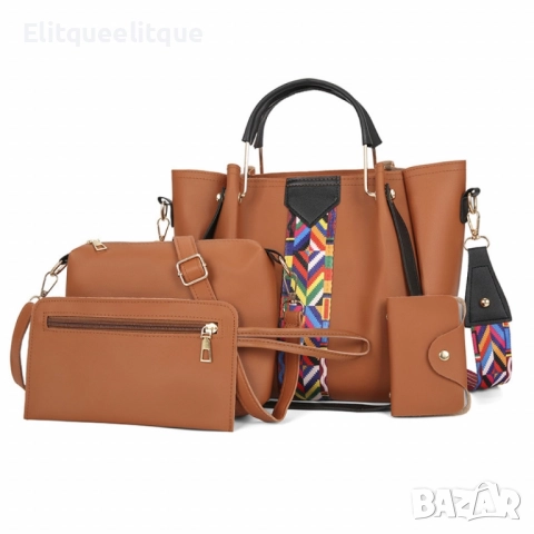 Тотален Хит Дамска чанта 4в1 - Различни цветове модел 2025, снимка 4 - Чанти - 52241221