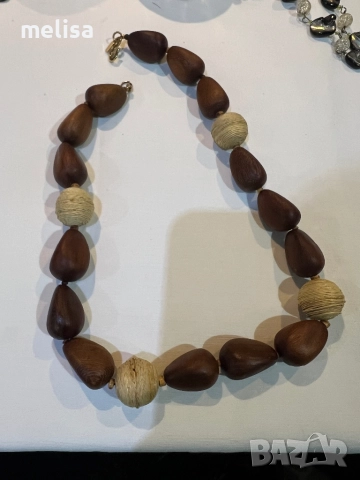 Kenneth Jay Lane дървено колие