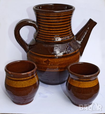 Керамичен сервиз Кана и две чаши, снимка 3 - Сервизи - 38345092