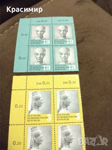 Блок марки ГДР 1959 г минт ., снимка 6 - Филателия - 52394886