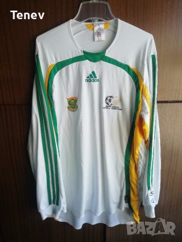 South Africa Adidas оригинална тениска фланелка Южна Африка национален отбор 2006/2007 Away, снимка 1 - Тениски - 39607664