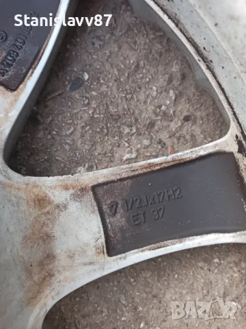 5х112 Оригинална джанта 17 Мерцедес спорт пакет Mercedes sport , снимка 10 - Гуми и джанти - 48845997