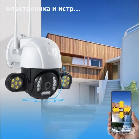 Камера за външно наблюдение 5MP с приложение icsee , снимка 4 - Камери - 53161116