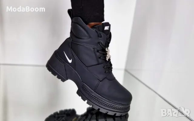 Nike черни дамски зимни боти , снимка 2 - Дамски боти - 48139325