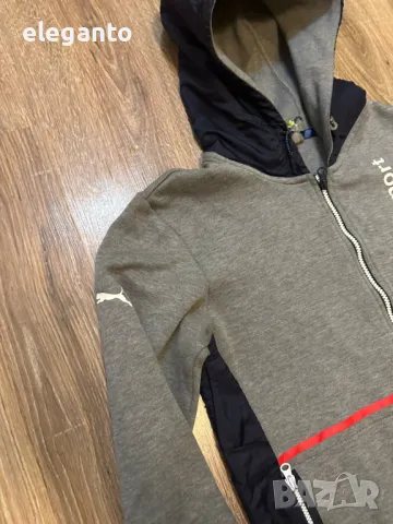 Оригинална мъжка горница/суичър Puma BMW Motorsport Zip Hoodie , S размер , снимка 4 - Суичъри - 50243328
