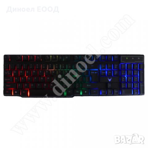Клавиатура (жична, мембранна) Omega VARR Game RGB Backlight USB Black, снимка 3 - Клавиатури и мишки - 33607193