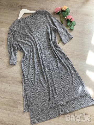 Разпродажба! Сива дълга туника рипс, размер XL XXL , снимка 6 - Туники - 43197706