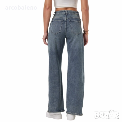 Дамски дънки с висока талия , снимка 5 - Дънки - 52922767