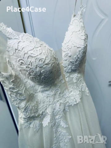 Страхотна сватбена рокля, снимка 2 - Рокли - 50508213