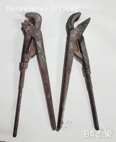 Водопроводни ключове ,масивно желязо и стоманени ножици за ламарина, снимка 2 - Други инструменти - 48784883