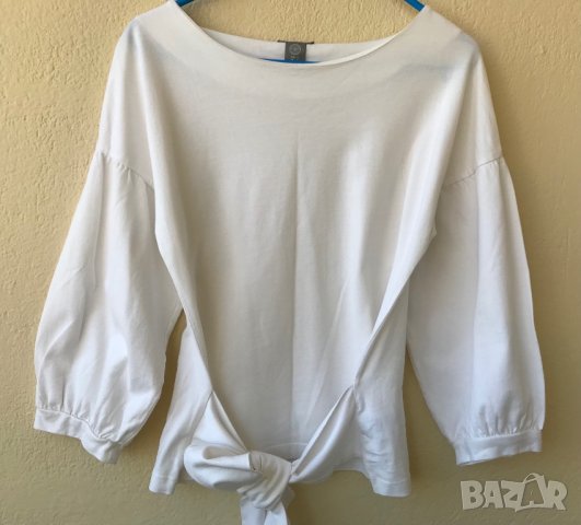 Дамска блуза памук - Л, снимка 2 - Блузи с дълъг ръкав и пуловери - 37454290