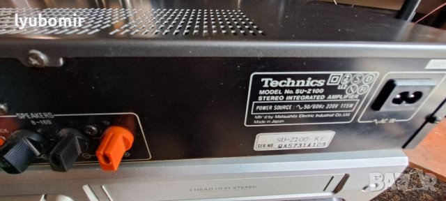 Усилвател Technics, снимка 4 - Ресийвъри, усилватели, смесителни пултове - 40518200