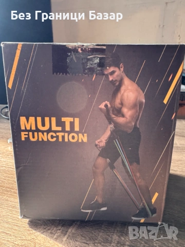 Нов Многофункционален комплект ластици за тренировка спорт – фитнес у дома