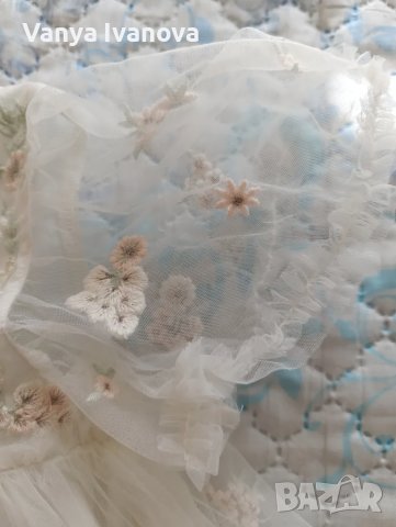 Next разкошна рокля на цветя и тюл , снимка 9 - Бебешки рокли - 49244281
