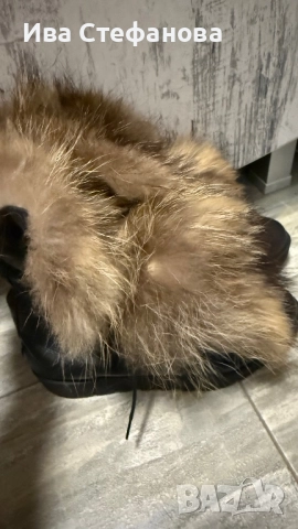 Разкошни боти естествена кожа естествен косъм от лисица  номер 39 , снимка 12 - Дамски боти - 52818545