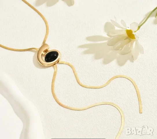 Златисто колие, снимка 2 - Колиета, медальони, синджири - 50570047